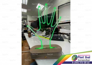 Статуэтки прозрачные с подсветкой. Настольная 3D лампа