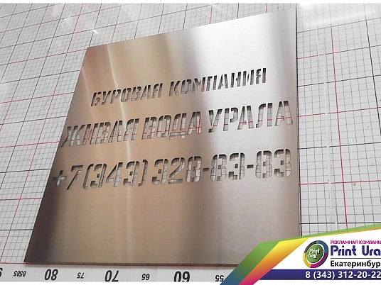 Трафареты из металла (нержавеющая сталь 0.5-0.8 мм)