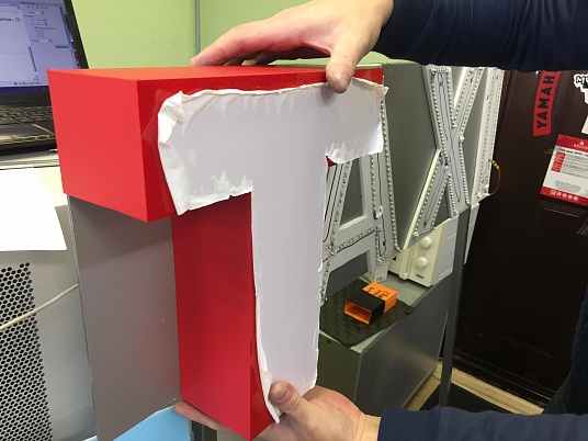 Световая вывеска такси 