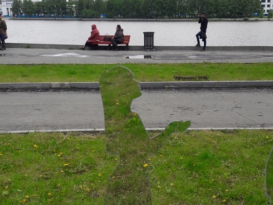 Зеркальные фигуры из алюм. композитной панели