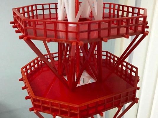 Изготовление макета телевышки.