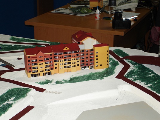 Изготовление архитектурных моделей, проектов зданий, городов.