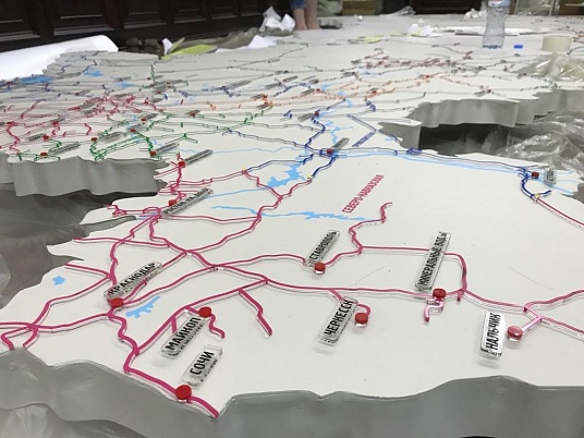 Изготовление объемных световых карт