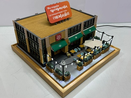 Изготовление архитектурных моделей, проектов зданий, городов.