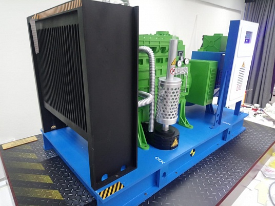 Макет дизельной электростанции