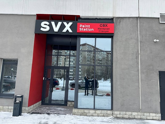 Монтаж вывесок