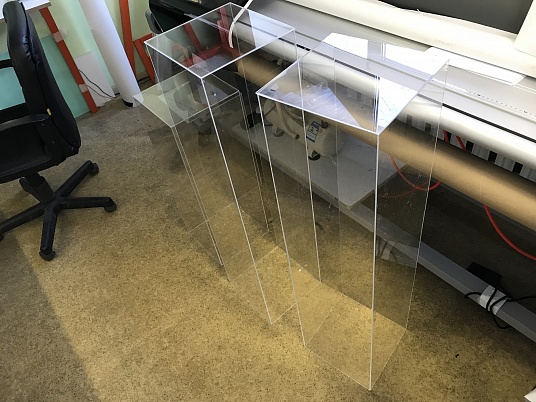 Изготовление коробок из оргстекла на заказ